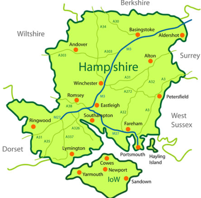 We Cover Hampshire and Isle Of Wight